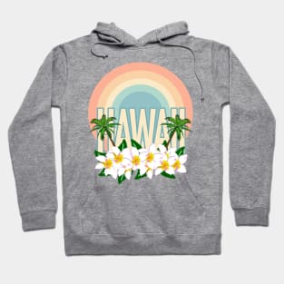 vintage hawiian tropical flowers Hoodie